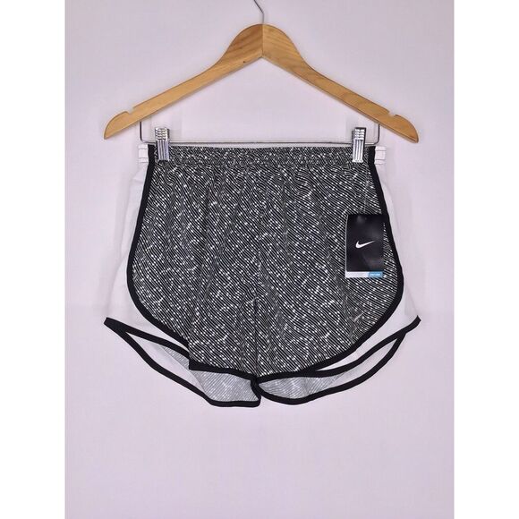Nike Dri-FIT Lined Running Shorts Women's Size Medium Style 719779 Black‎ NEW - Picture 1 of 8